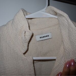 Sandro Cream Men’s T-shirt